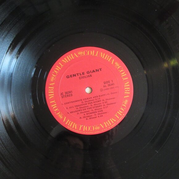 Gentle Giant, Civilian, Vintage, Vinyl, Album, Music, - Picture 3 of 9